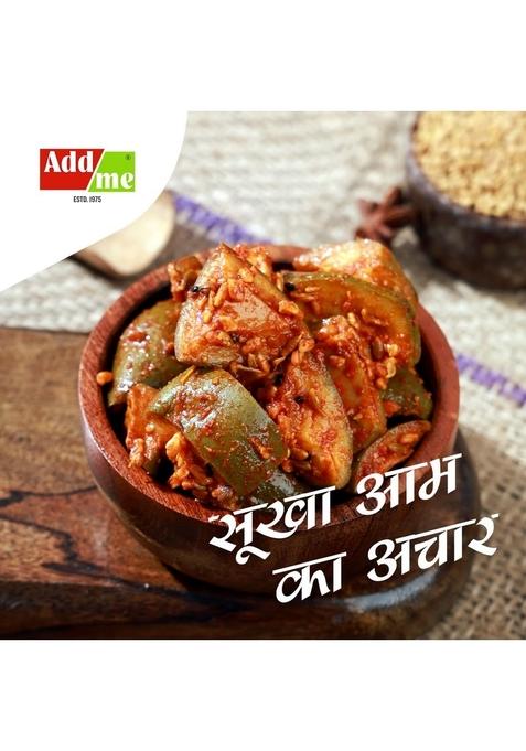 Add Me Dry Mango Garlic Pickle 1Kg Mixed Combo Pack Of Two Fine Pickles Glass 500Gm Each