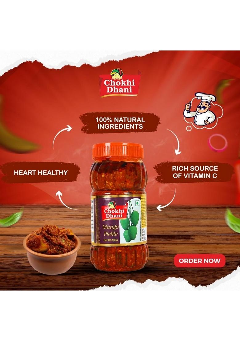 Chokhi Dhani Mango Pickle 500G And Sweet Lime 600G