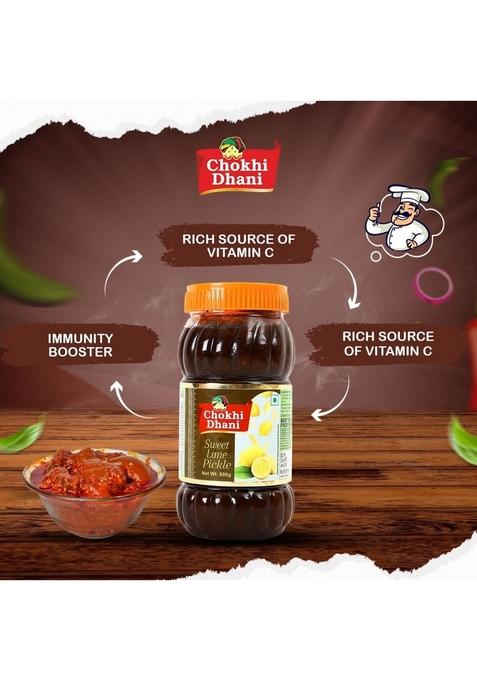 Chokhi Dhani Mango Pickle 500G And Sweet Lime 600G