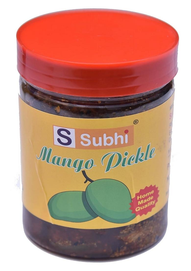 Subhi Homemade Mango Pickles | Home Made Pickle Ramkela Best 400G Organic Without Preservative Less Oil By