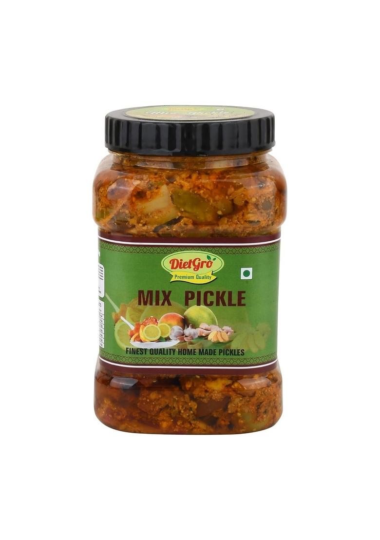 Dietgro Naturally Organic Home Made Mix Pickle 950 Gm