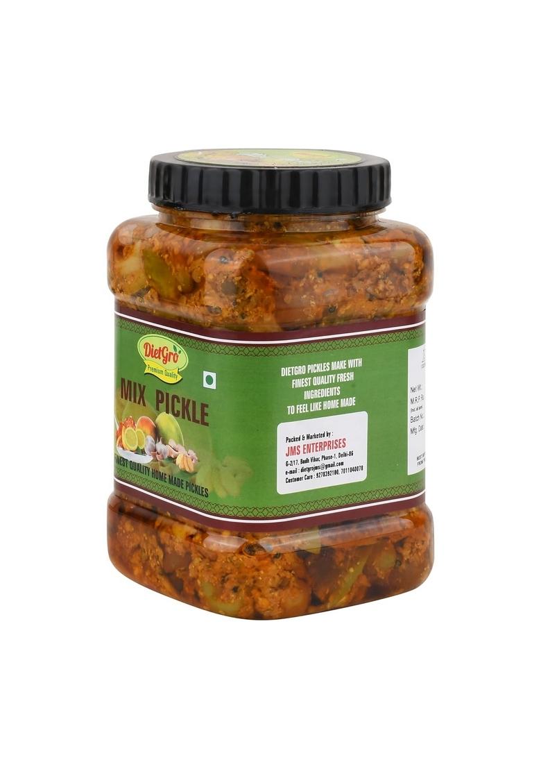 Dietgro Naturally Organic Home Made Mix Pickle 950 Gm