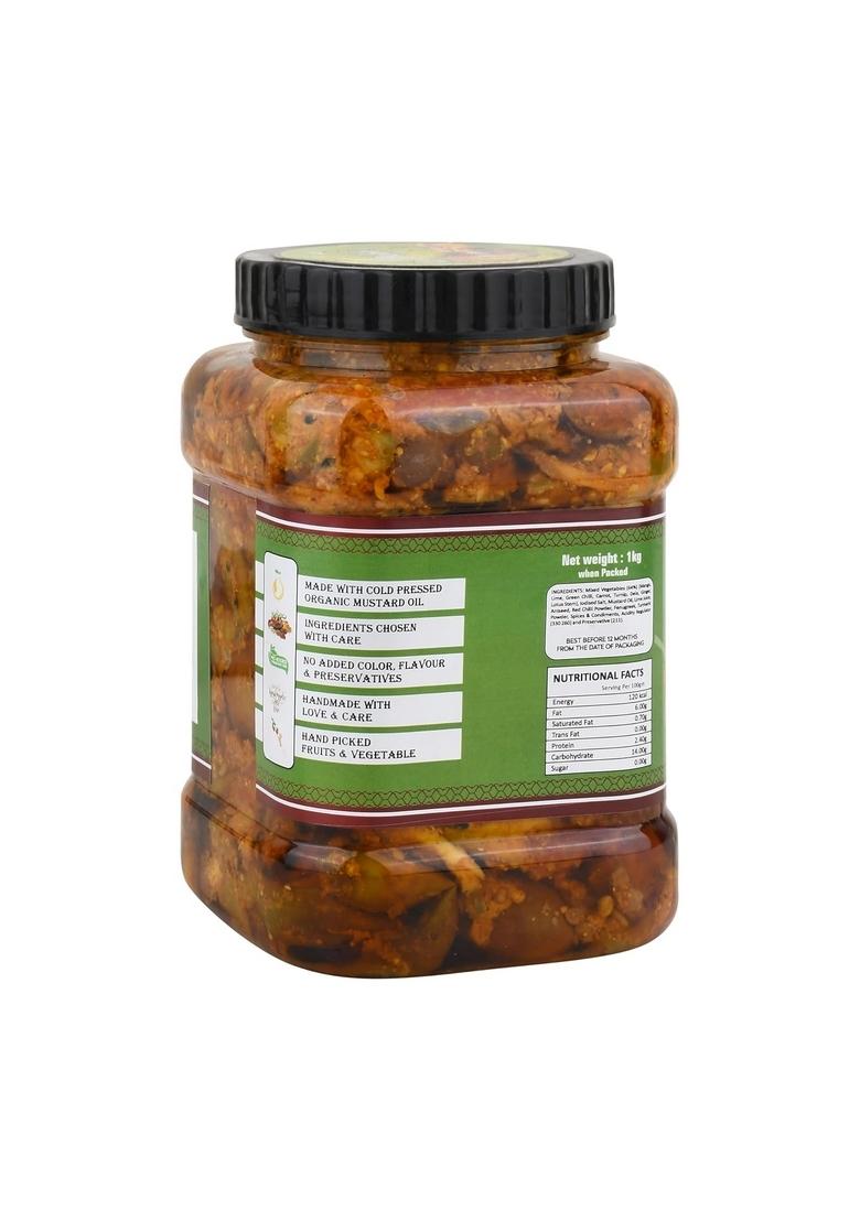 Dietgro Naturally Organic Home Made Mix Pickle 950 Gm