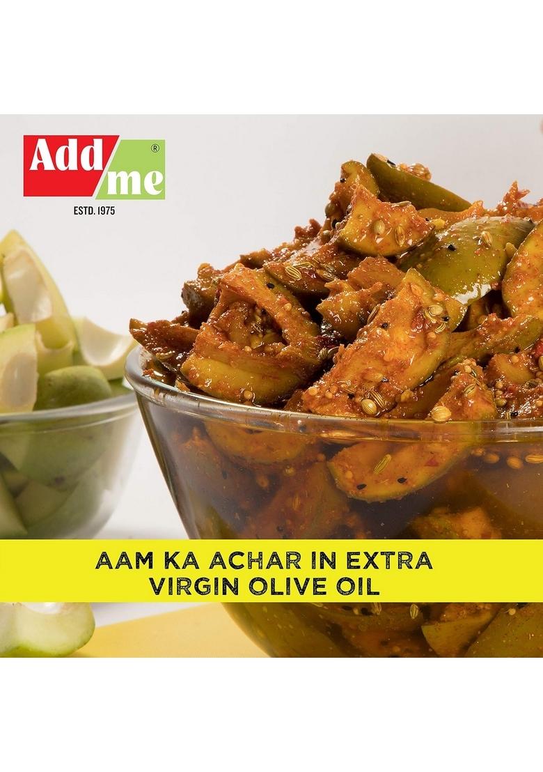 Add Me Home Made Green Chilli Pickles 500Gm Mango Pickle 500G In Extra Virgin Olive Oil Hari Mirch Mirchi Ka Achar Aam Each