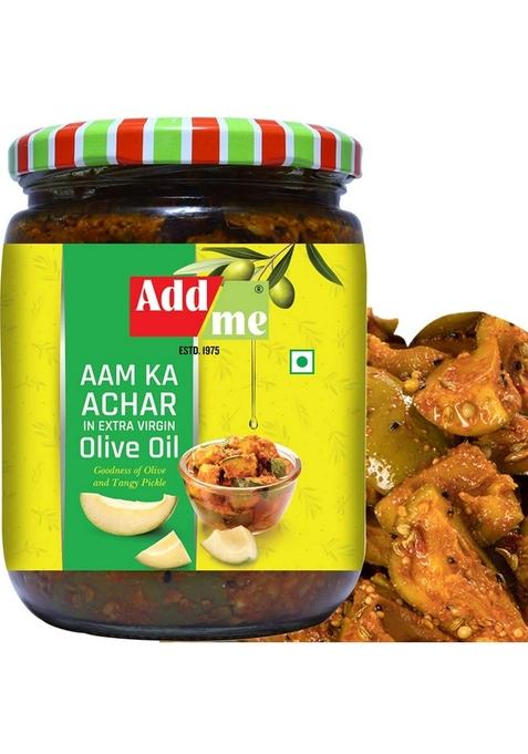 Add Me Home Made Green Chilli Pickles 500Gm Mango Pickle 500G In Extra Virgin Olive Oil Hari Mirch Mirchi Ka Achar Aam Each