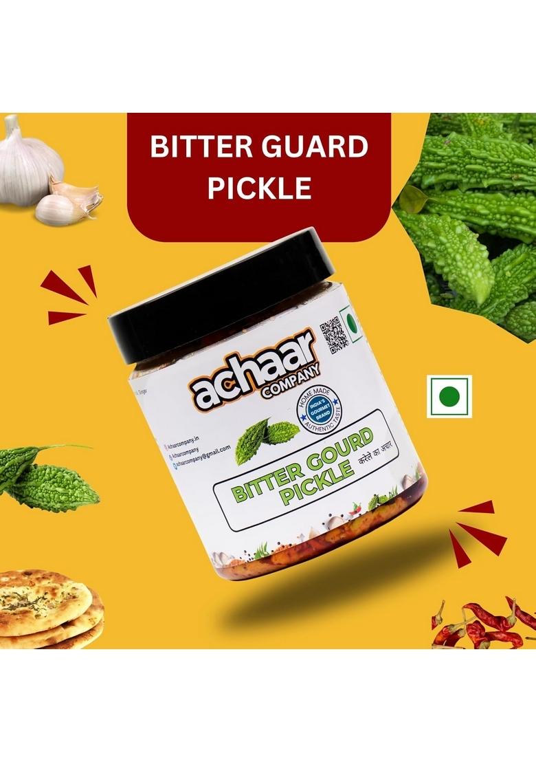 Achaar Company Bitter Gourd Pickle | Spicy Indian Achar No Artificial Preservative Pack Of 1 200 G