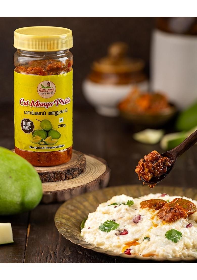 Iyer'S Recipe Fresh Cut Mango Pickle | Pure Home Made No Preservatives 100 Natural