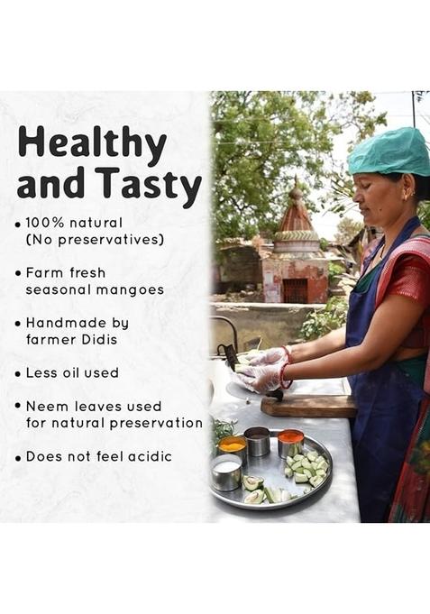 Iyer'S Recipe Fresh Cut Mango Pickle | Pure Home Made No Preservatives 100 Natural