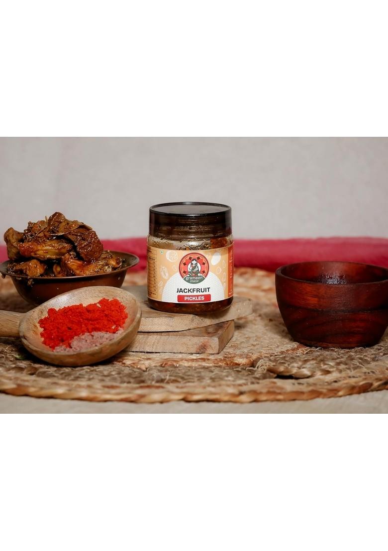 Grameen Chator Jackfruit Pickle 100G Pack Of 1 | Authentic Homemade Traditional Achar |No Artificial Preservatives| Less Oil Sun Dried Spicy Tangy