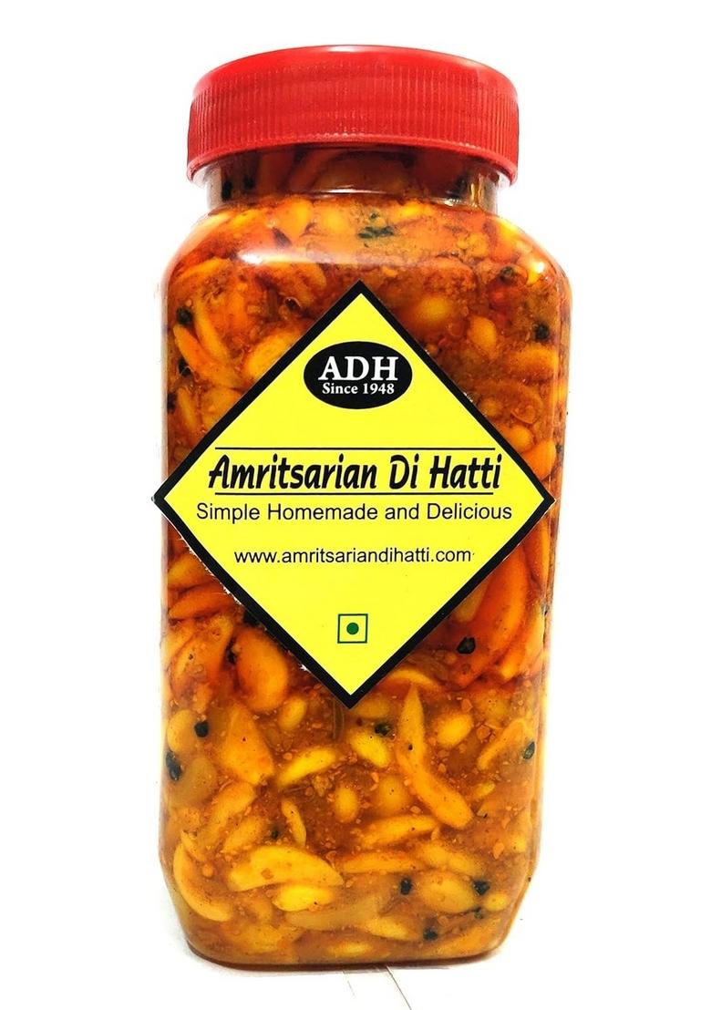 Adh Garlic Pickle 500Gms | Homemade With Cold Pressed Sesame Oil Traditional Recipe Made In Small Batches