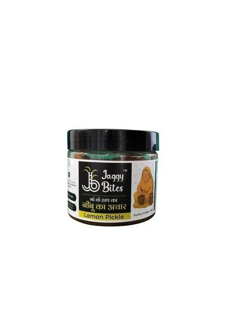 Jaggybites Jaggy Bites Lemon Pickle | Nimbu Ka Achar Oil Free Grandma'S Taste No Chemical Preservative Traditional Indian Style 300G