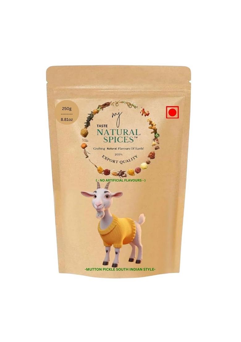 Mj Taste Natural Mutton Pickle | Traditional Andhra Style Spicy Tangy Achar Rich Aromatic With Handcrafted Indian Spices No Preservatives Home Made