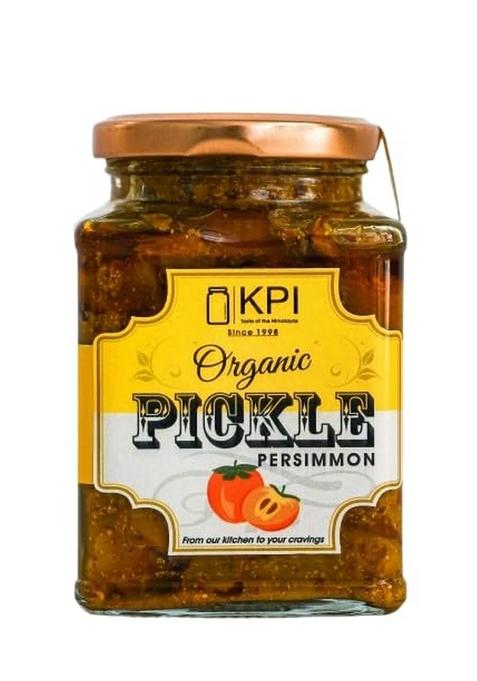 Kpi With Device Homemade Persimmon Pickle | Traditional Indian Achar Made Organic Pure Mustard Oil Natural Healthy For Home Restaurant 750Gm