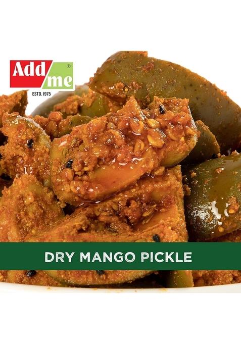 Add Me Homemade Dry Mango Pickle 500 Gm Sukha Aam Ka Achar Lasoda Gunda Pickles 500Gm Gujrati Masala Lasode Mixed Combo Offer Glass Pack