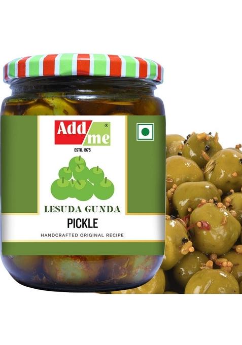 Add Me Homemade Dry Mango Pickle 500 Gm Sukha Aam Ka Achar Lasoda Gunda Pickles 500Gm Gujrati Masala Lasode Mixed Combo Offer Glass Pack