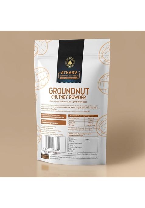 Atharv Home Made Products Groundnut Chutney Powder Pack Of 5 1Kg