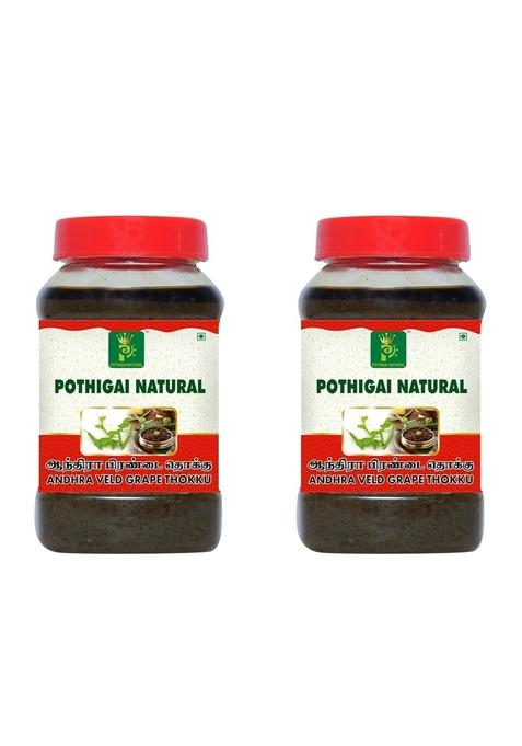 Pothigai Natural Andhra Pirandai Thokku Very Tasty Rice Mix Bone Health Weight Management Home Made With Pure Gingelly Oil 600 Gram