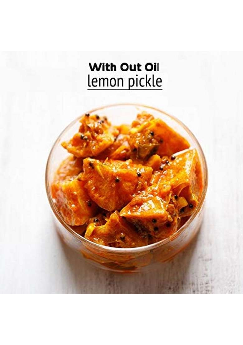 Sun Grow Combo Organic Homemade Spicy Masala Punjabi Style Lemon Pickle Khatta Nimbu 1Kg Home Made Herbal Amla Murabba - Indya