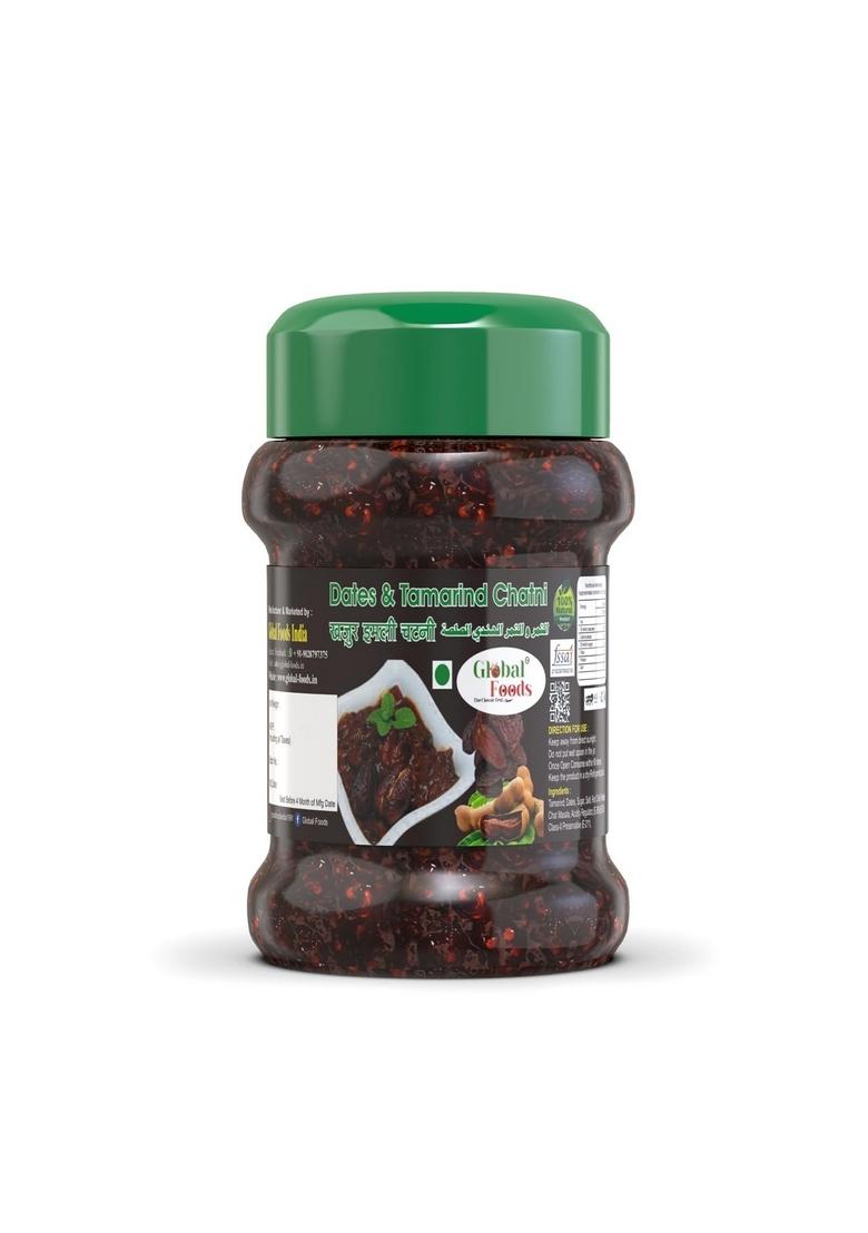 Global Foods Delicious Tangy Pure Tamarind Date Chutney 200Gm Khatti Mithi Imli Khajoor Homemade Style Sauce Bottle Soul Pickles In Olive Oil Chatpati