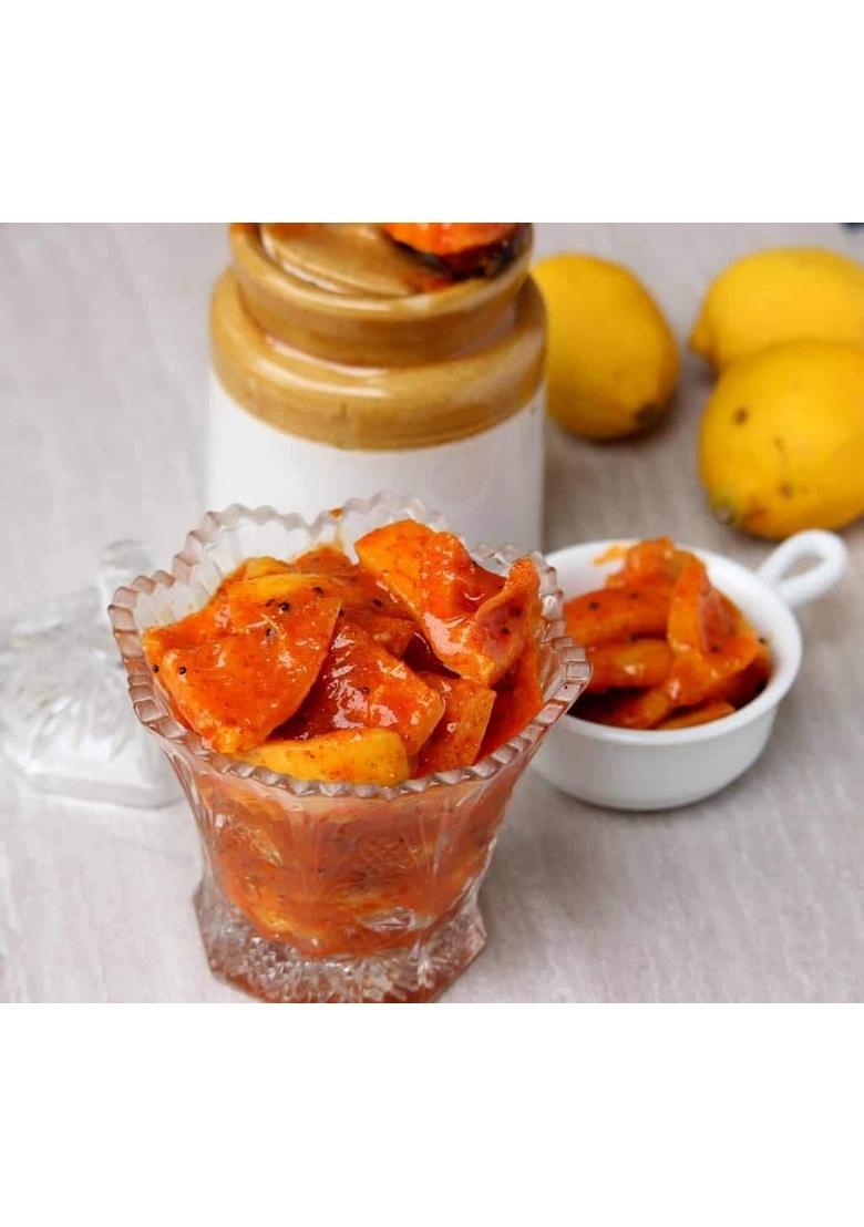 Gattani Natural'S Lemon Pickle | No Oil Preservatives Homemade 400