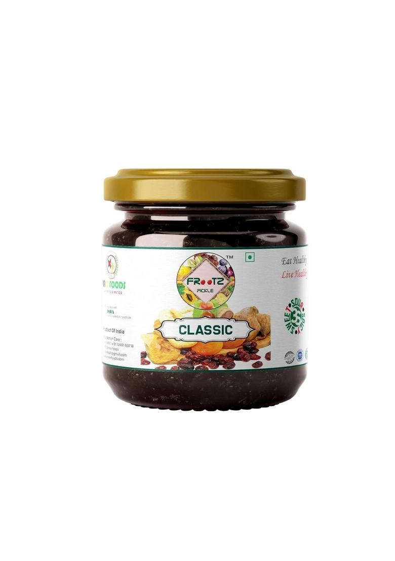 Frootz Pickle Classic Mixed Fruit | Tangy Sweet Spicy Flavoured 500Gm Pack Of 1