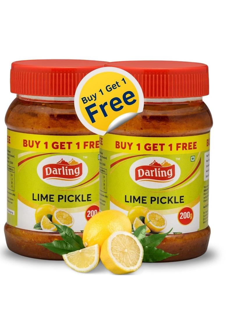Darling Lemon Pickles 200G Buy1 Get 1 Traditional South Indian Taste | Authentic Achar No Added Colours Preservatives