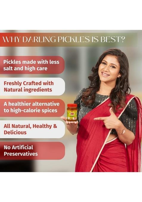 Darling Lemon Pickles 200G Buy1 Get 1 Traditional South Indian Taste | Authentic Achar No Added Colours Preservatives