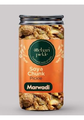 Achari Pickles Marwadi Soya Chunk Pickle I Home Made Soyabean Ka Achar 400 Gm Masaledar Taste Bhi Health ||Ghar |Soyabean Substitute Of Chicken Mutton