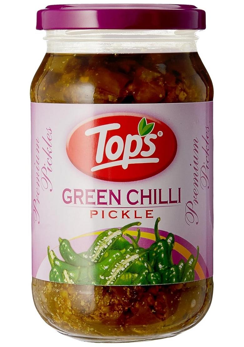 Tops Pickle Bottle Green Chilli 400G