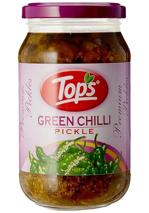 Tops Pickle Bottle Green Chilli 400G
