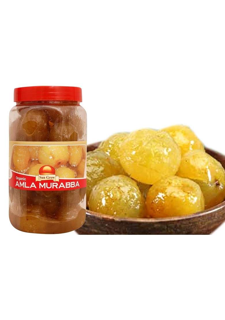 Sun Grow Pack Of 2Kg Combo Food Mother Made Organic Amla Murabba Immunity Booster Ingredient Fenugreek Clove Elam Crystals Cardamom Elichie Palm 1 Kg Home Hand Herbal Carrot Good For Blood Circulation - Indya
