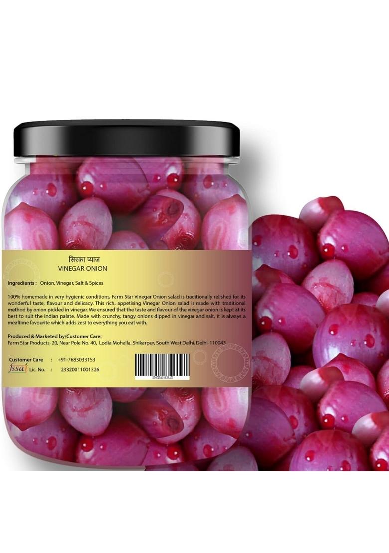 Farm Star 2 5Kg Combo Pickle Pack 5 In 1 Vinegared Onion 500 Gm Garlic Sweet Karonda Lisoda Gunda Ginger