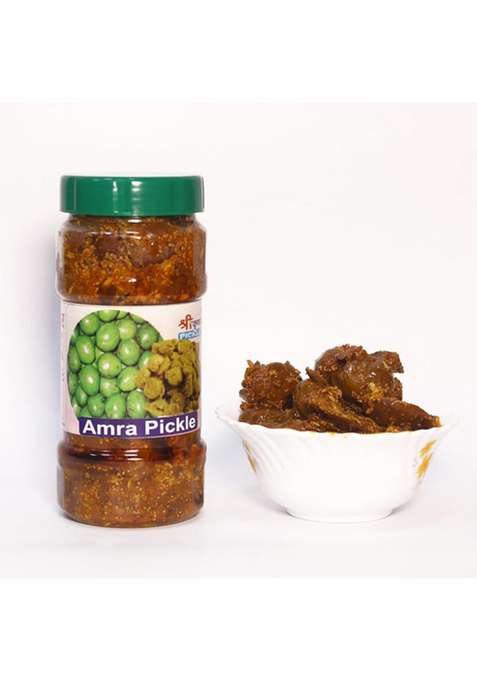 Shri Krishna Pickles Amra Pickle | Less Oil Mustard Base Homemade Gooseberry With Masala No Added Preservatives Artificial Flavours Traditional 1Kg