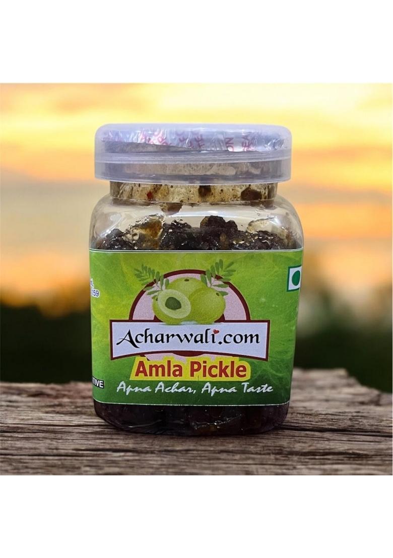 Acharwali Com Homemade Amla Pickle | Combination Of Spicy Tangy Sweet Flavour Jar 250G