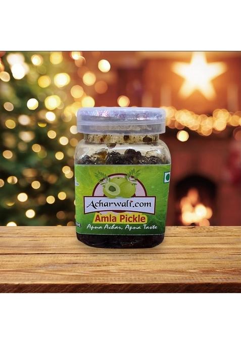 Acharwali Com Homemade Amla Pickle | Combination Of Spicy Tangy Sweet Flavour Jar 250G