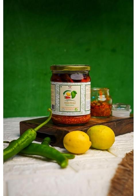 Vaideek Wellness Premium Mixed Pickle | Made In Pure Kacchi Ghani Mustard Oil No Preservatives Home