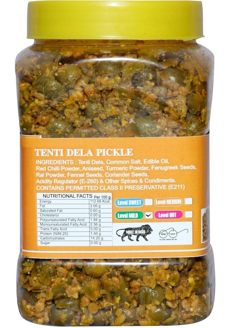 Daily Food Pure Natural Organic Dry Kuti Tenti Dela Pickle Gullar Ka Achar 800Gm