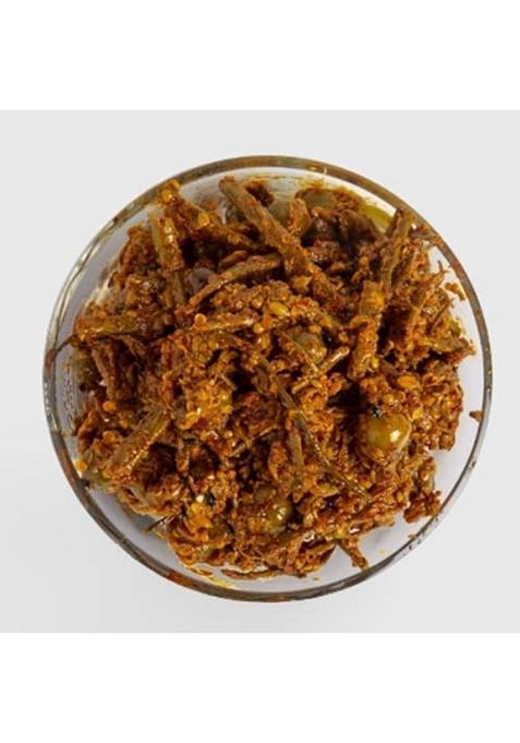 Organic Bites Marwadi Rajasthani Kair Sangari Delicacy Pickles I Ker Sangri Achar 200 Gm