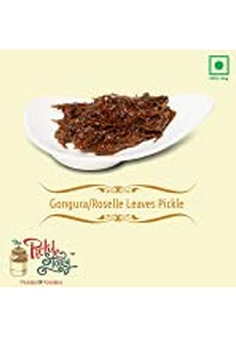The Pickle Story Gongura Roselle Leaves |An Authentic Homemade | Telugu Style Achar |Traditional South Indian Taste| Andhra Pickles Tangy Spicy Sour And Salty 250Gm Pouch