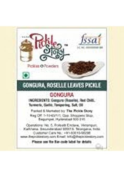 The Pickle Story Gongura Roselle Leaves |An Authentic Homemade | Telugu Style Achar |Traditional South Indian Taste| Andhra Pickles Tangy Spicy Sour And Salty 250Gm Pouch