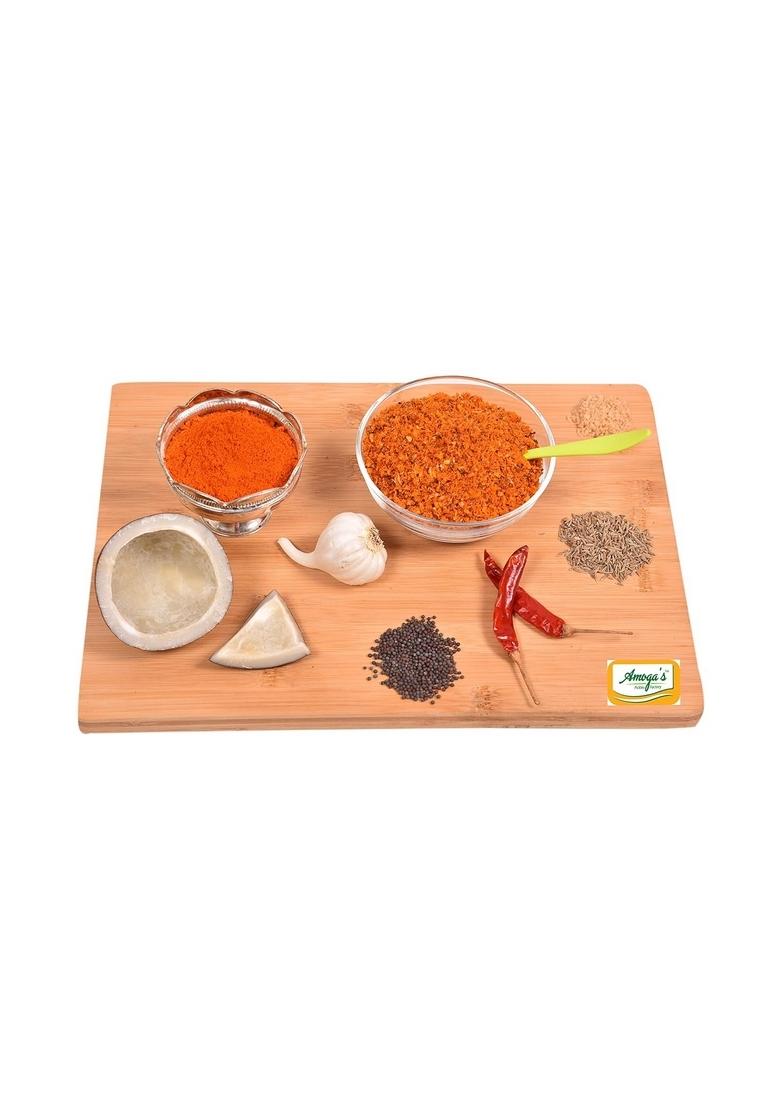 Amoga'S Pickles Factory Andhra Fresh Gooseberry Usirikaya Pickle Achar 200 Gm Coconut Kobbari Karam Podi Combo Pack Of 2