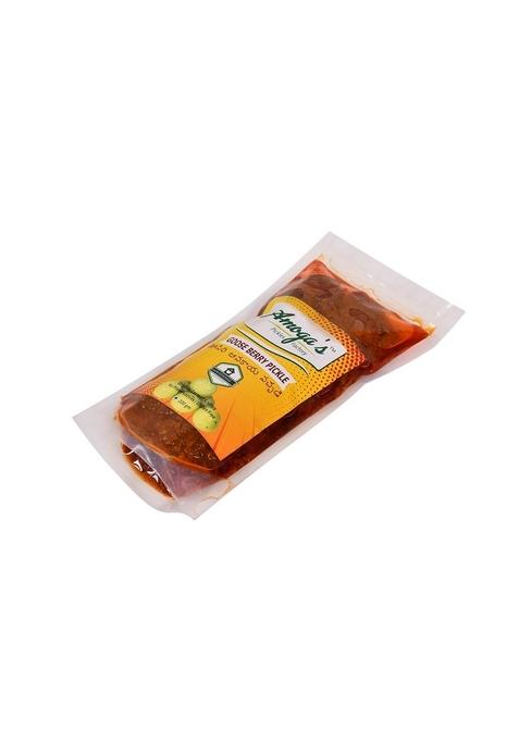 Amoga'S Pickles Factory Andhra Fresh Gooseberry Usirikaya Pickle Achar 200 Gm Coconut Kobbari Karam Podi Combo Pack Of 2