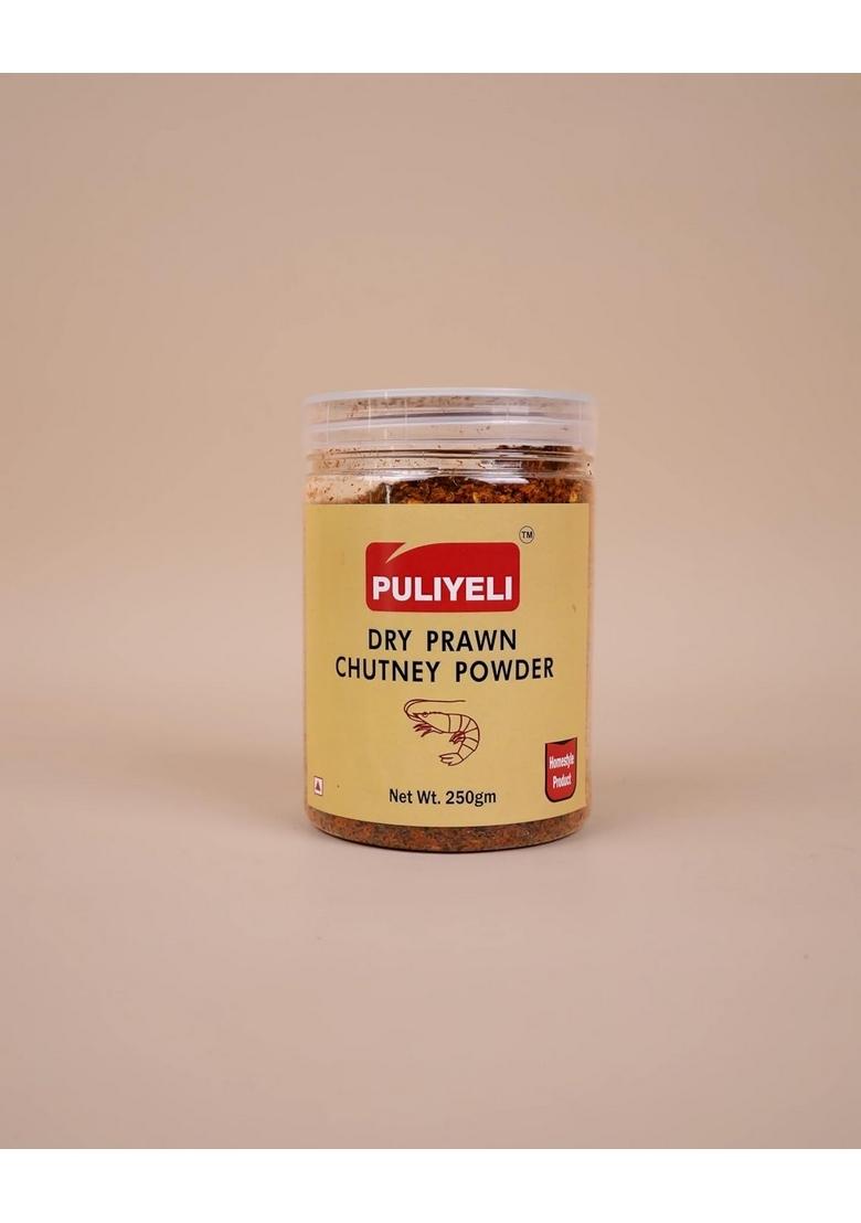 Puliyeli Dry Prawn Chutney Powder 250Gm Spicy Seafood Podi | Traditional South Indian Style Ready To Eat Homemade Taste No Preservatives |Authentic Coastal Flavor |Dry For Rice Idli Dosa