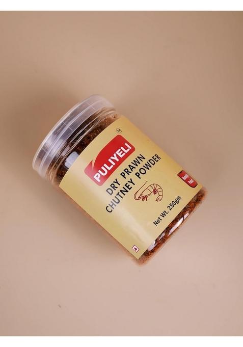 Puliyeli Dry Prawn Chutney Powder 250Gm Spicy Seafood Podi | Traditional South Indian Style Ready To Eat Homemade Taste No Preservatives |Authentic Coastal Flavor |Dry For Rice Idli Dosa