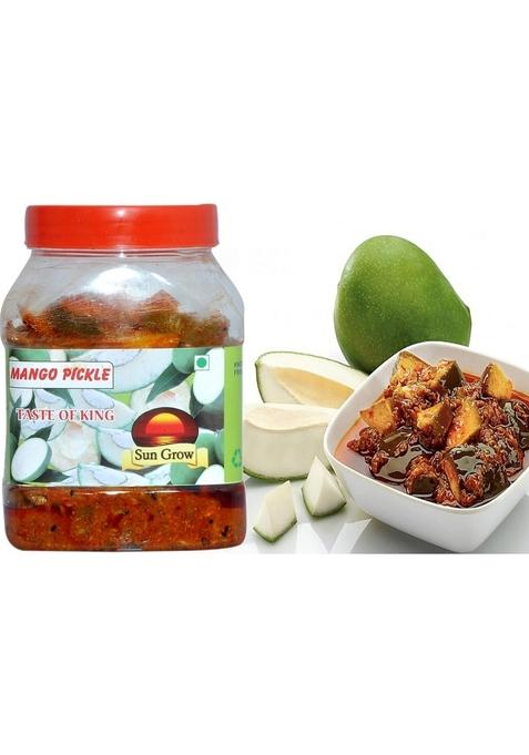 Sun Grow Organic Home Made Hand Mother Herbal Spicy Punjabi Mango Pickle Real Taste Of Pickles Masaledar Aam Ka Achaar À¤?म À¤?ा À¤?À¤?ार 1Kg