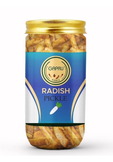 Gapru Pickle Radish Homemade Mooli Ka Aachar 400G | Organic North Indian Healthy Traditional Home Made Achaar
