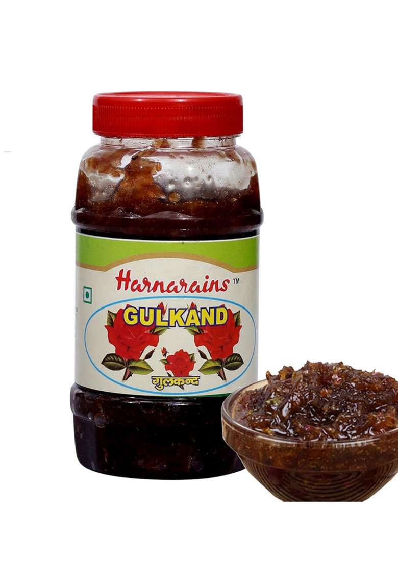 Harnarains International Old Delhi Murabba Gulkand Gulab 500 Grams - Indya