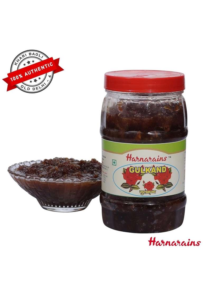 Harnarains International Old Delhi Murabba Gulkand Gulab 500 Grams - Indya