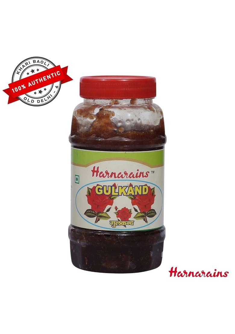 Harnarains International Old Delhi Murabba Gulkand Gulab 500 Grams - Indya