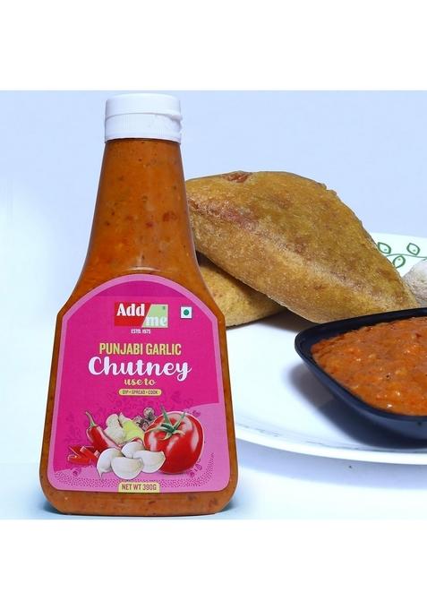 Add Me Punjabi Garlic Sauce Dip Chutney 390 Gm Lassan Ki Chatni